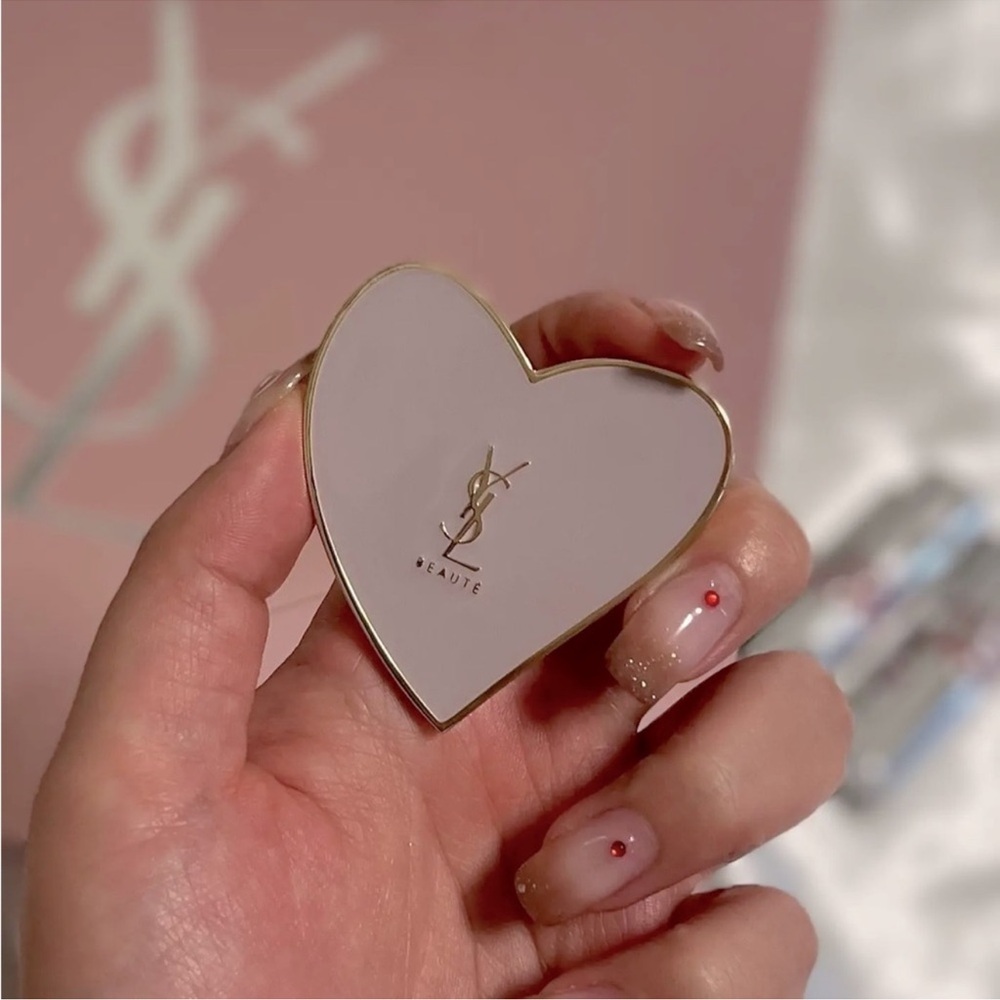 Saint Laurent Pink Heart Mirror